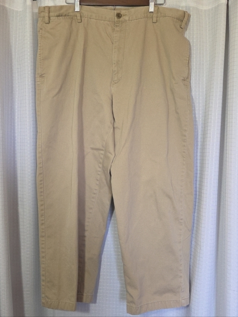 NAUTICA Clipper Chino Pants Men's Sz 40 x 30 Khaki Relax Fit Classic Preppy - Picture 1 of 6